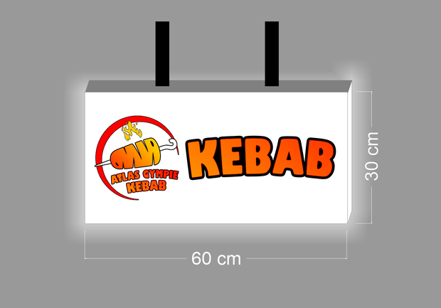 ATLAS GYMPIE KEBAB | 2 signs