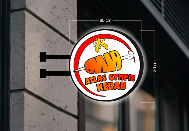ATLAS GYMPIE KEBAB | 2 signs