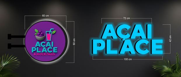 Açai Place |(2 signs)