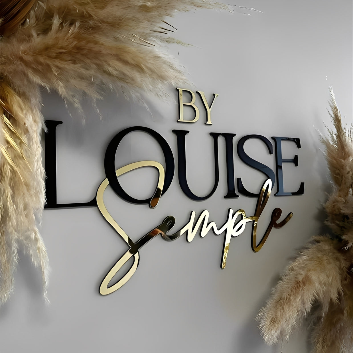 Metal & Acrylic Letters Sign