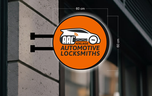 AUTOMOTIVE LOCKSMITHS | ILLUMINATED BLADE SIGN