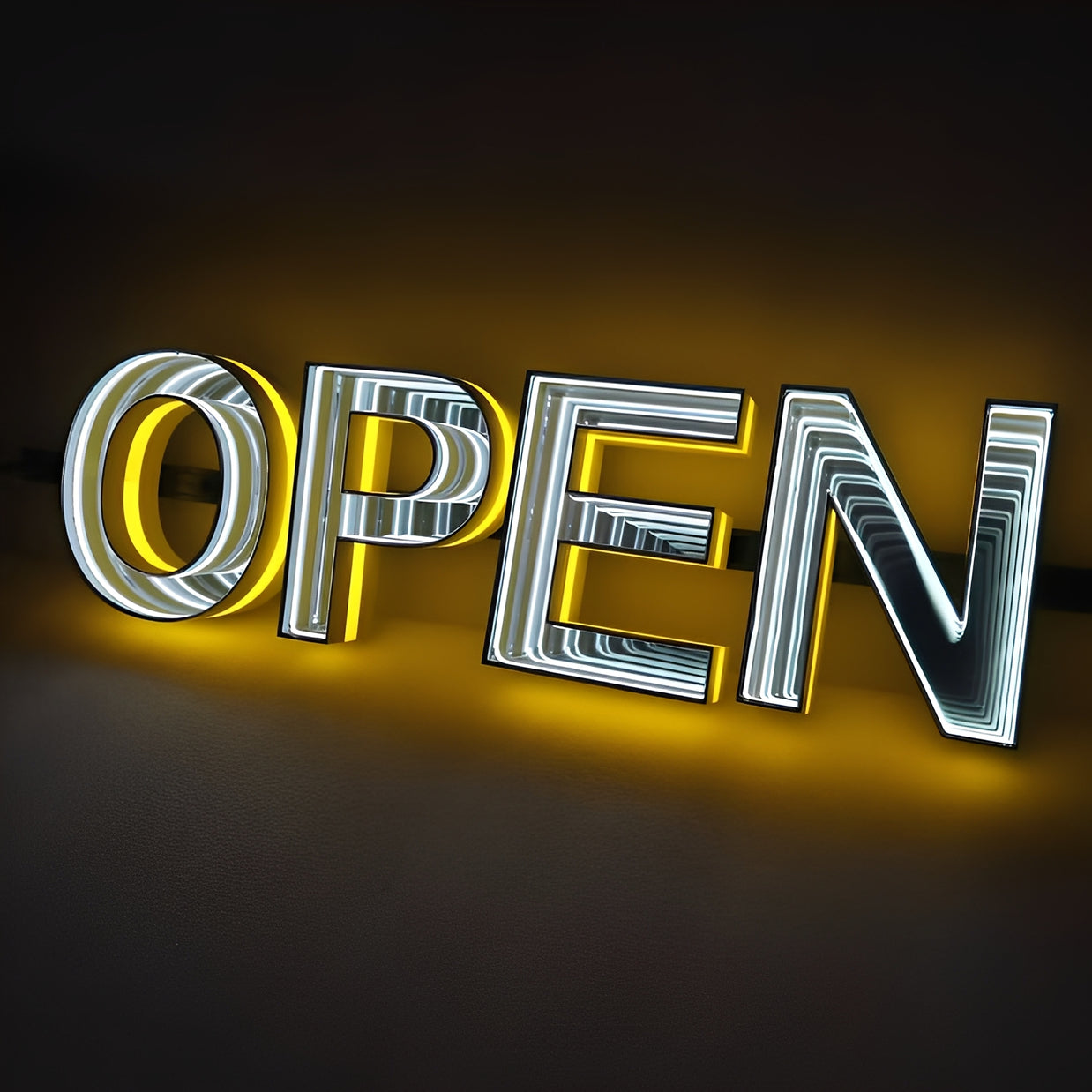 Infinity Mirror LED Sign