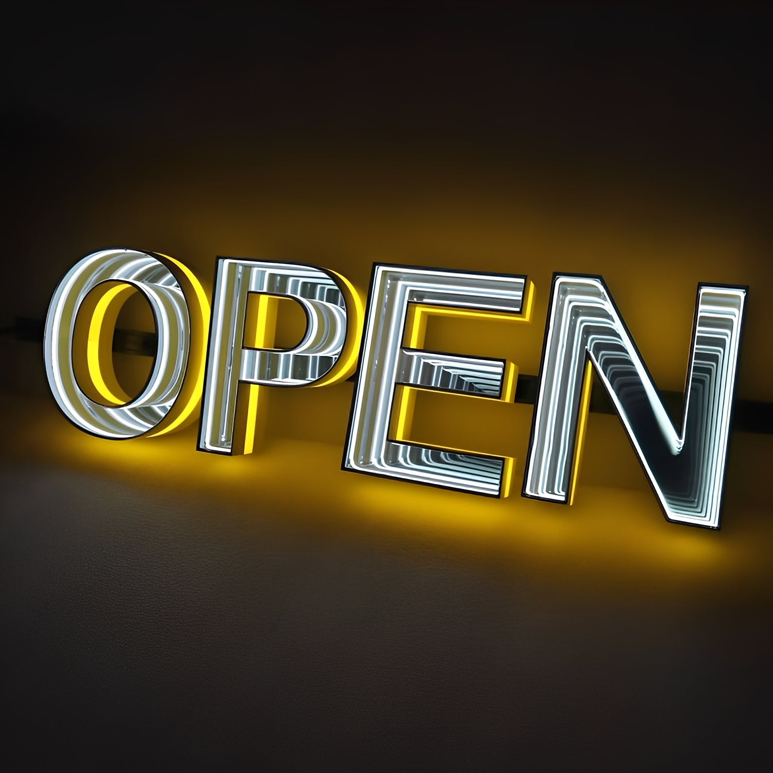 Infinity Mirror LED Sign