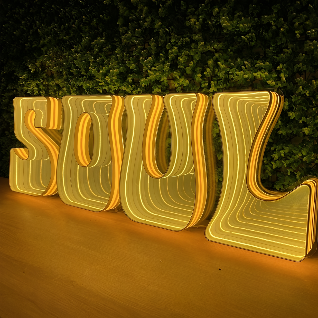 Infinity Mirror LED Sign