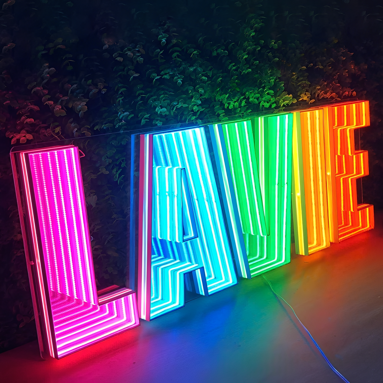 Infinity Mirror LED Sign