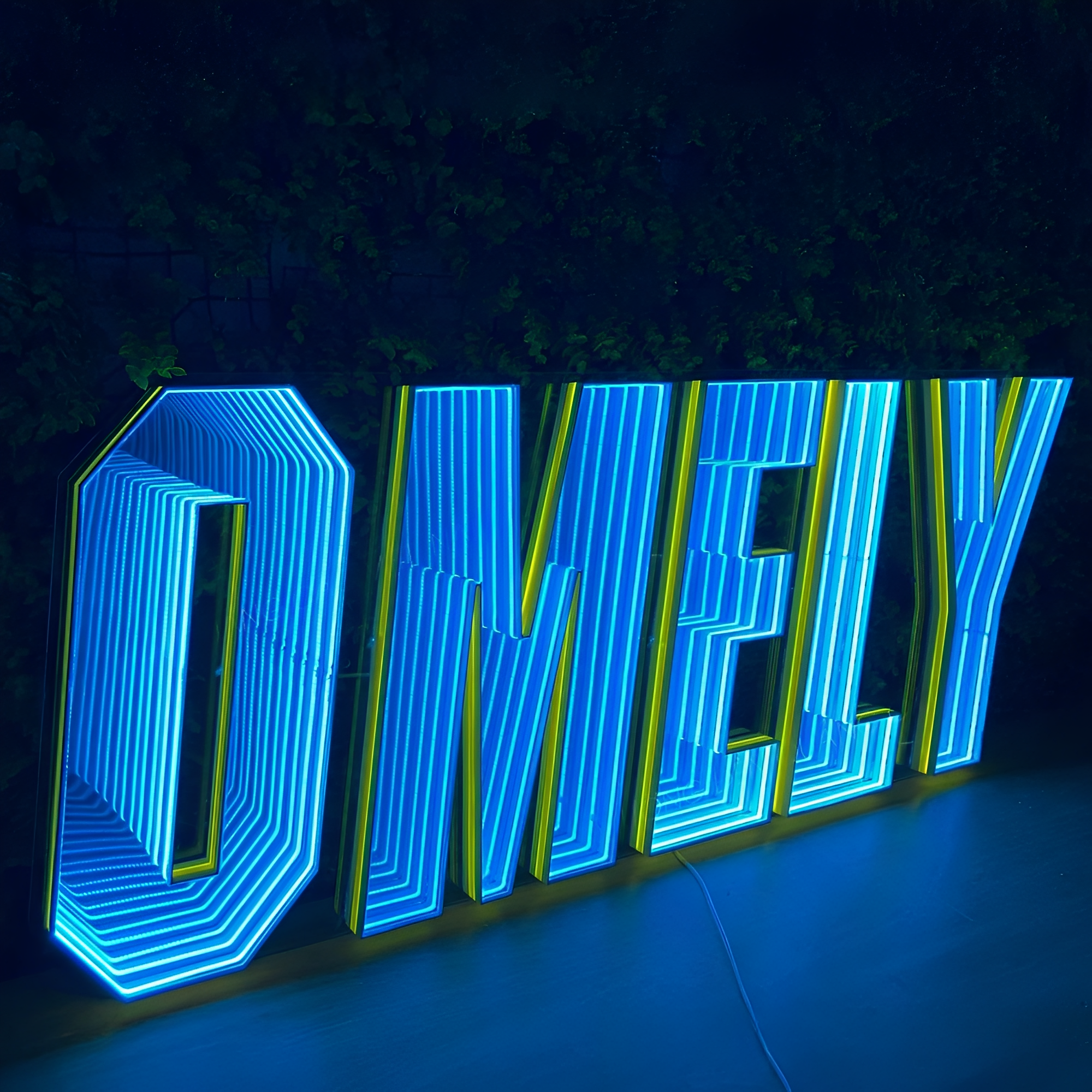 Infinity Mirror LED Sign