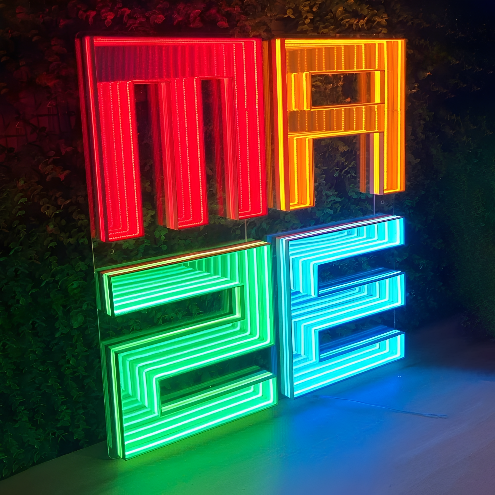 Infinity Mirror LED Sign