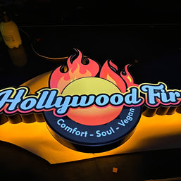 Lighted Acrylic Box Sign