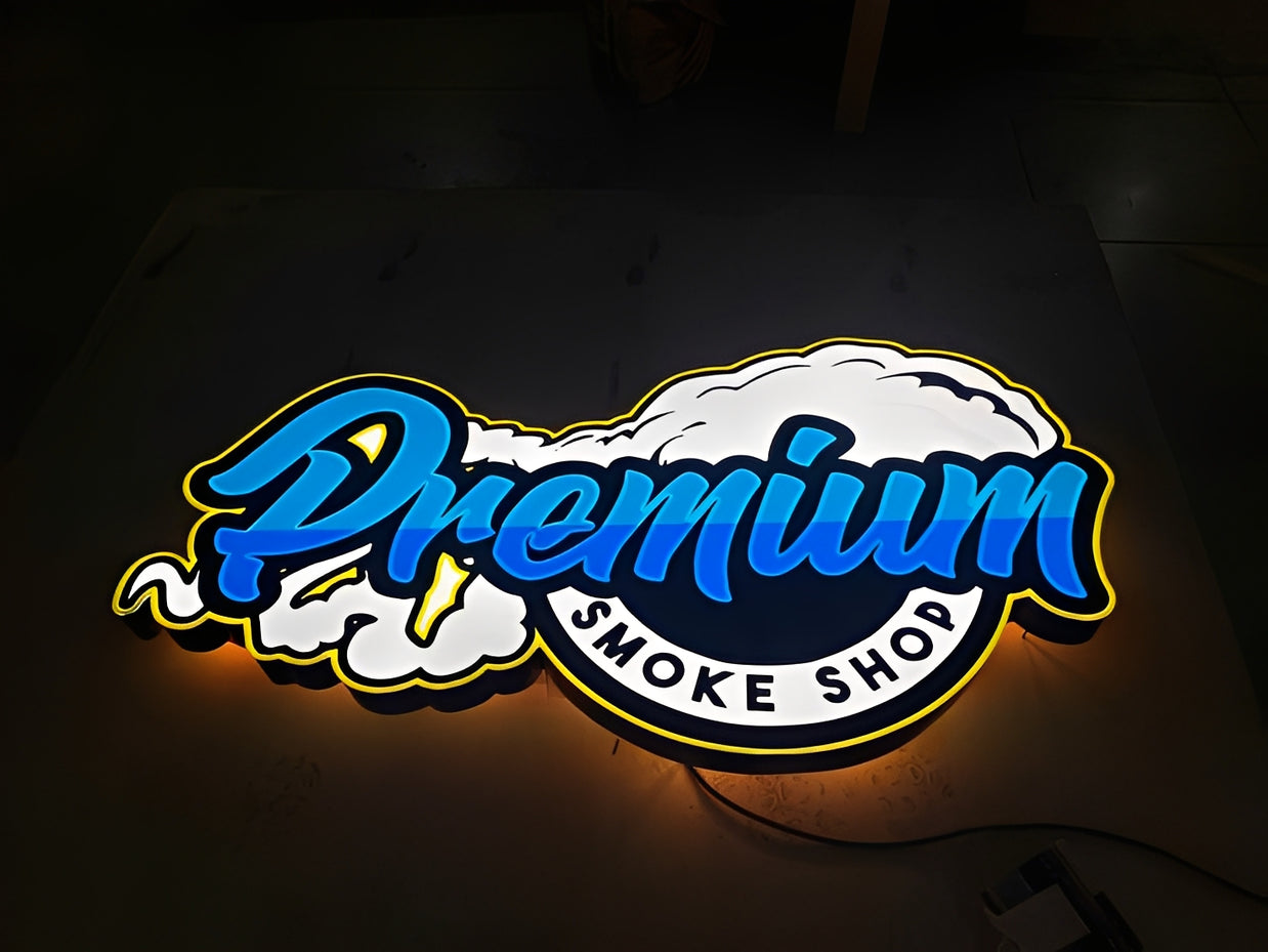 Lighted Acrylic Box Sign