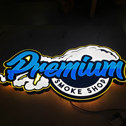 Lighted Acrylic Box Sign