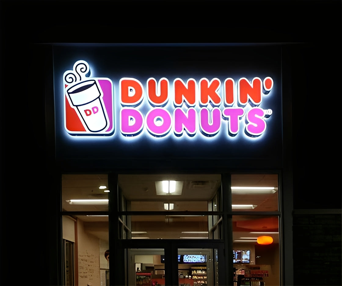 Illuminated Face-lit Sign