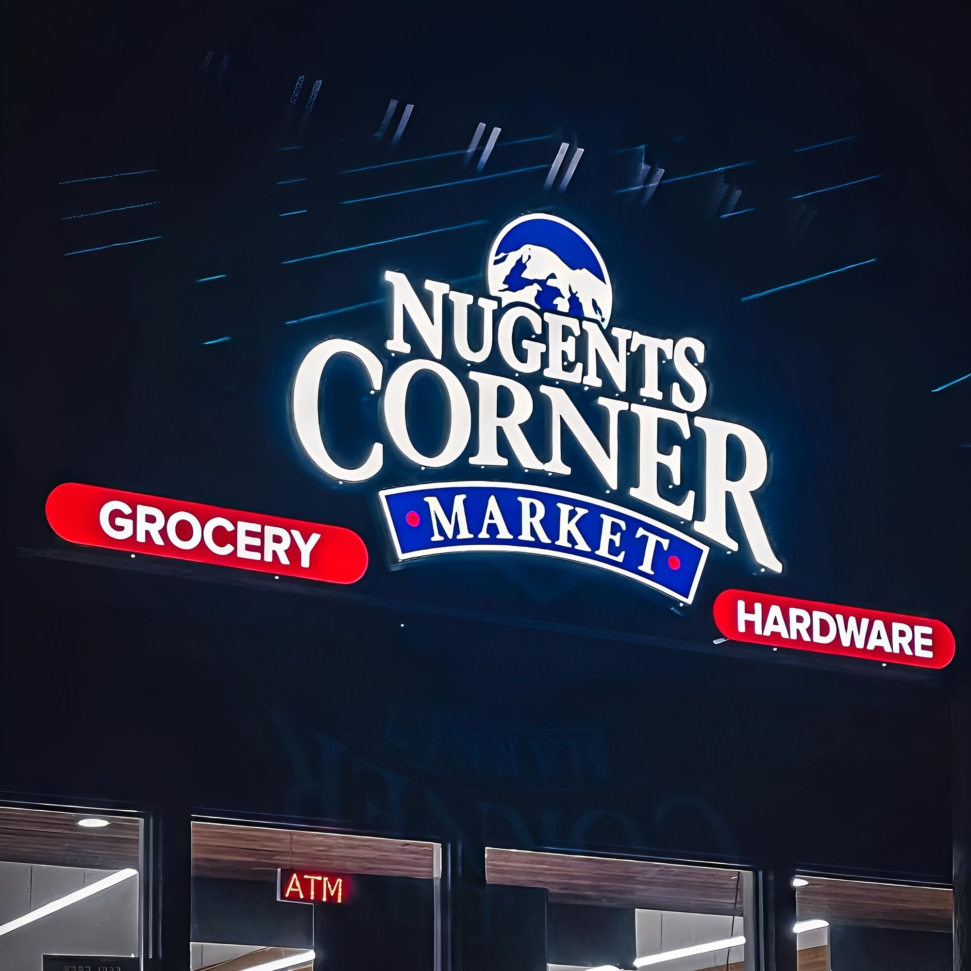 Illuminated Face-lit Sign