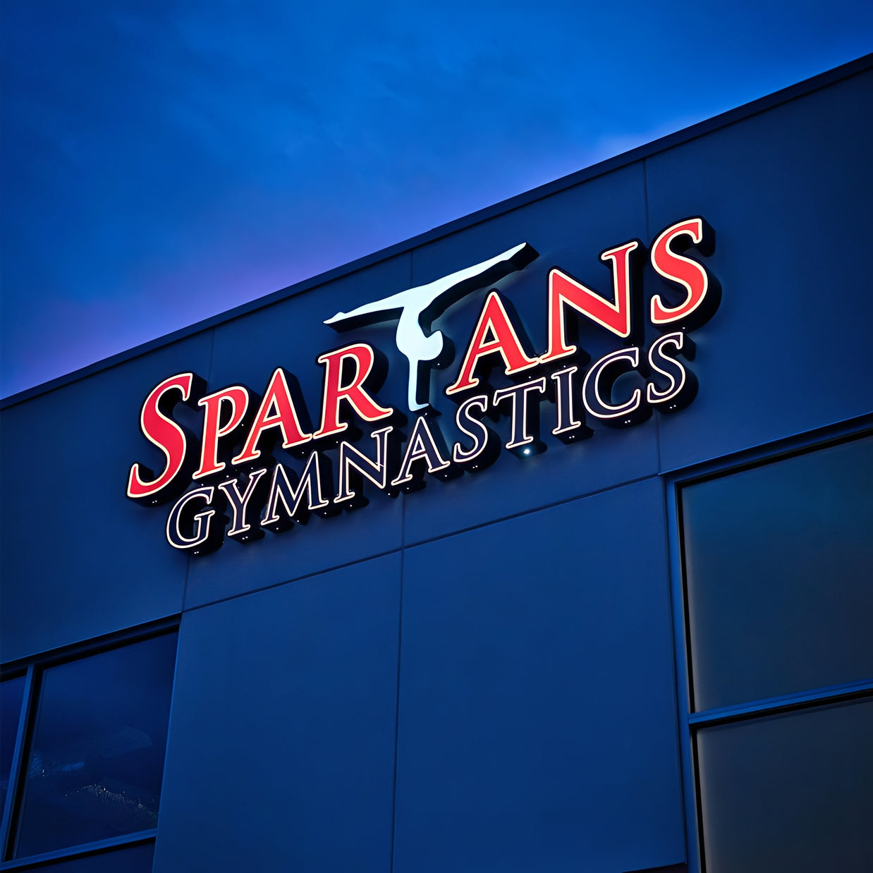 Illuminated Face-lit Sign