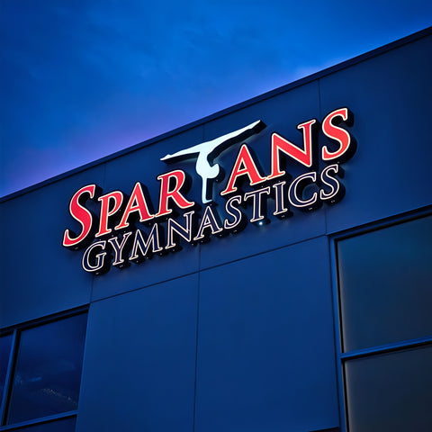 Illuminated Face-lit Sign