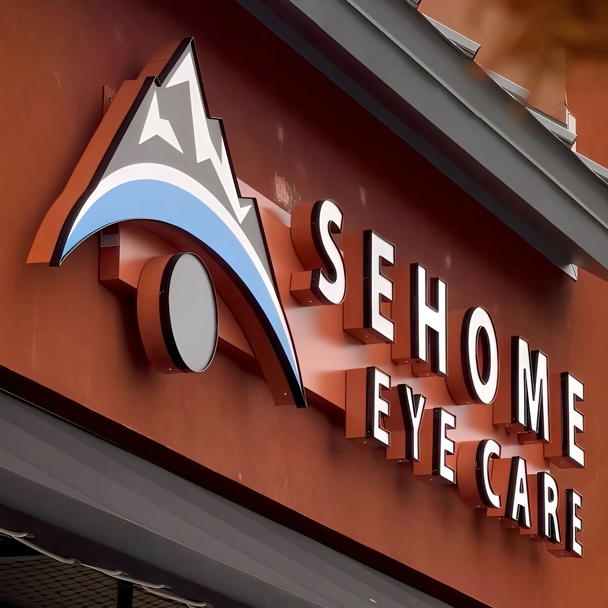 Illuminated Face-lit Sign