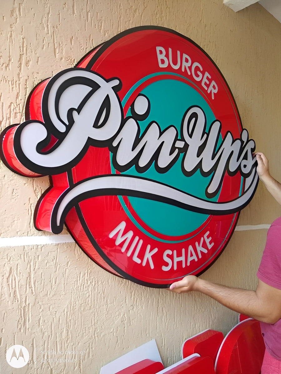 Lighted Acrylic Box Sign