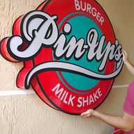 Lighted Acrylic Box Sign