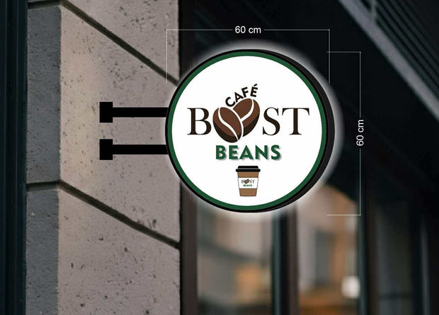 5 double-sided signs and 1 single-sided sign