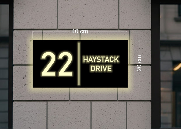 22 Haystack Drive | CUSTOM HOUSE NUMBER SIGN