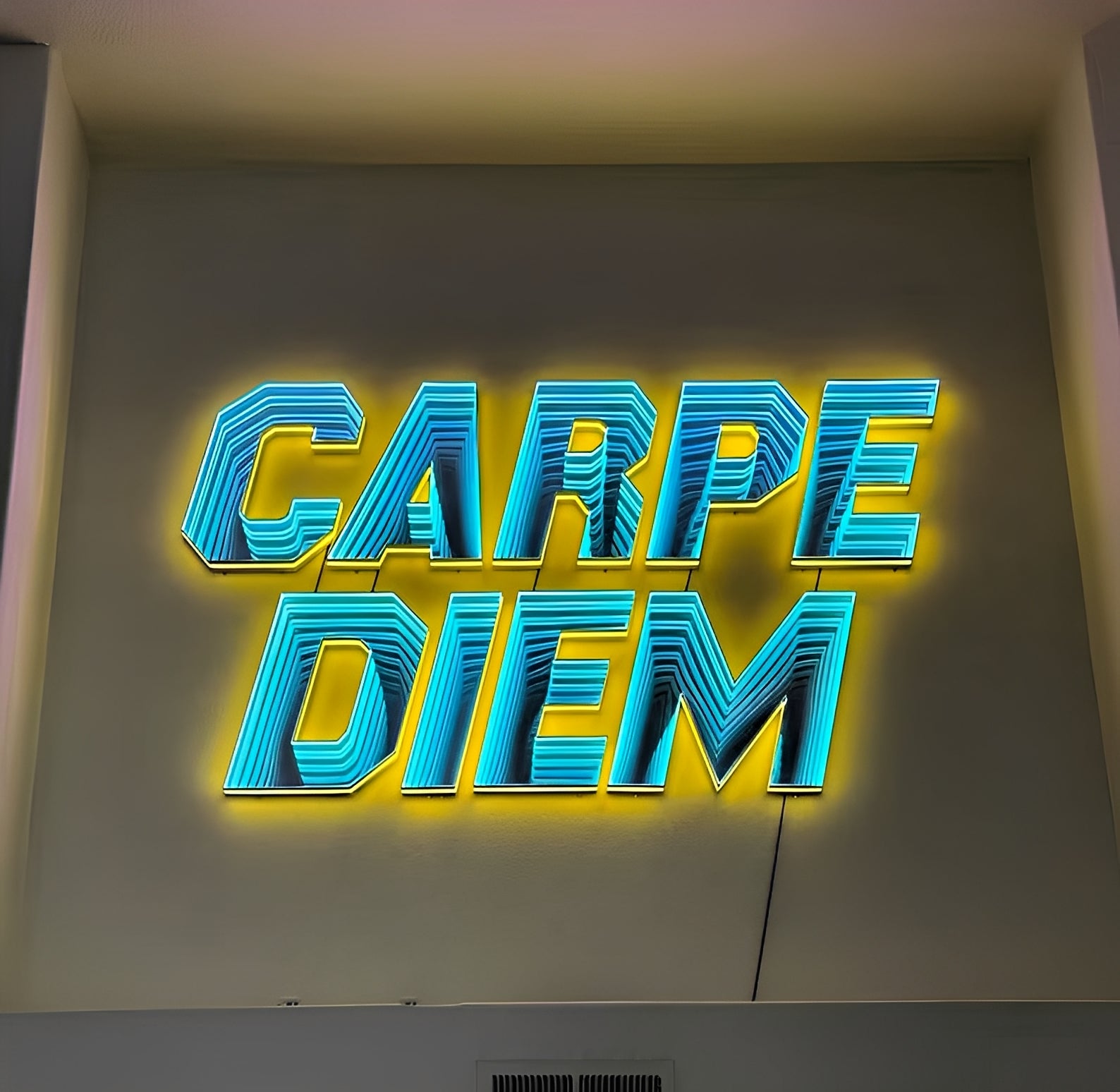 Infinity Mirror LED Sign