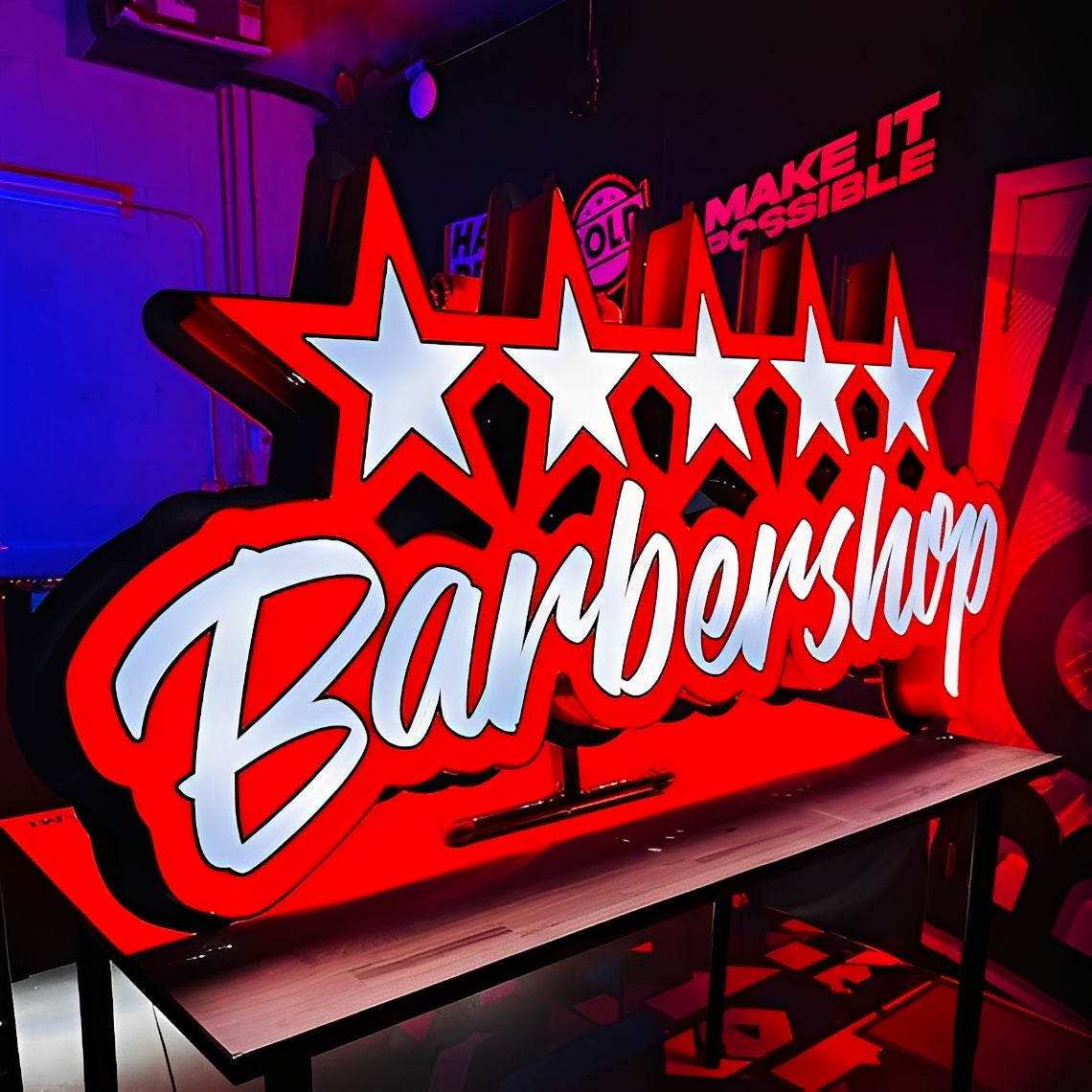 Lighted Acrylic Box Sign