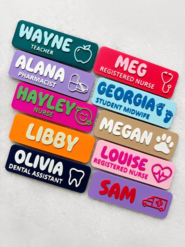 Acrylic Name Badge